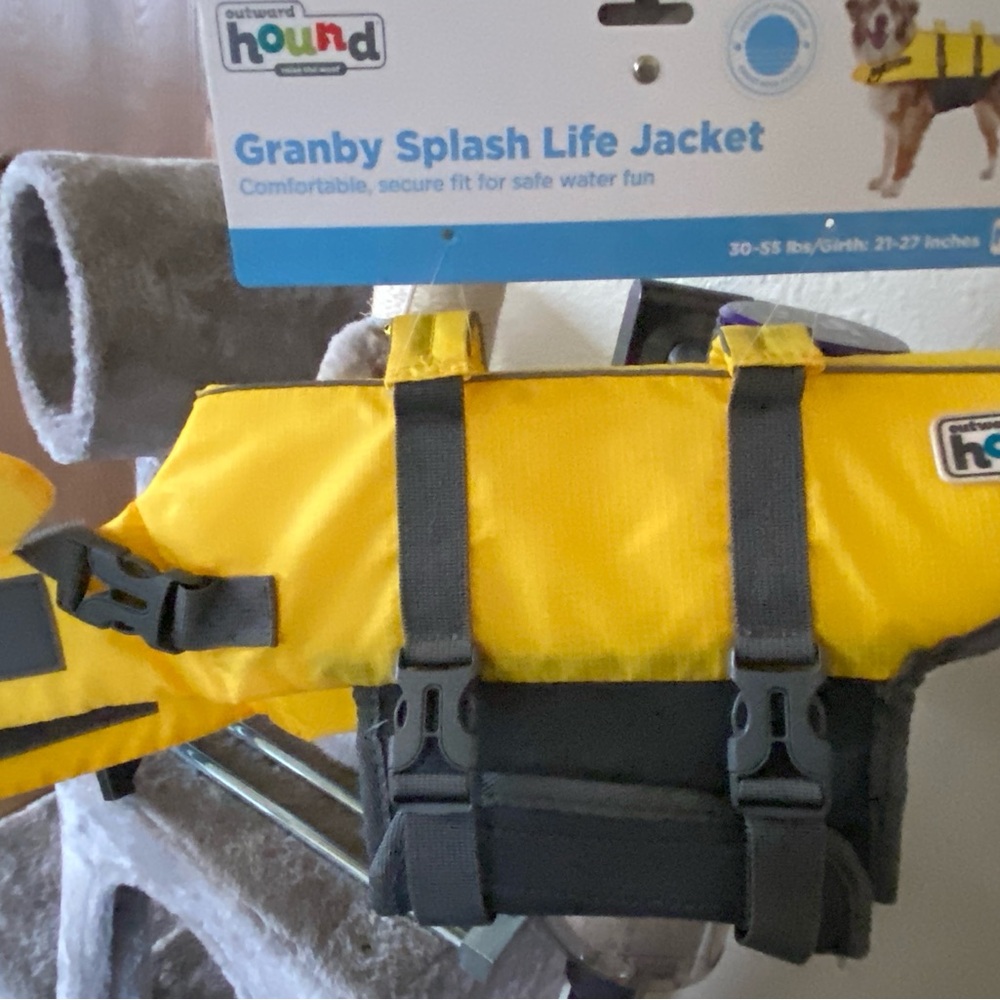 Outward Hound Yellow Dog Life Jacket
